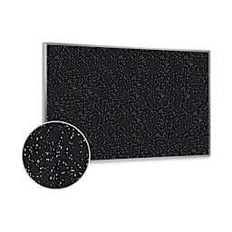 Ghent Recycled Rubber Tackboard - 6 ft x 4 ft, Tan Speckled