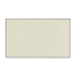 Ghent PremaTak Tackboard - 18" x 24", Ivory, Vinyl, Aluminum Frame