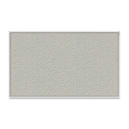 Ghent PremaTak Tackboard - 36" x 48", Silver, Vinyl, Aluminum Frame