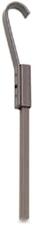 Walker System Rod Sleeves = Side view of Bronze Ogee Sleeve with plain rod attached