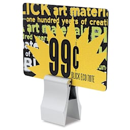 Testrite Visual Clamps - Silver Clamp holdin Sign