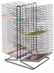 Back-to-Back Table Rack  Front Left Angle View