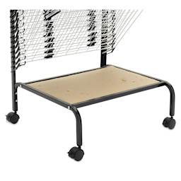 Copernicus Spring-Loaded Drying Rack  - Closeups of Removable Paint Drip Tray
