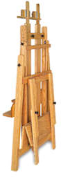 Best San Pedro Easel - Angled view of folded Easel
