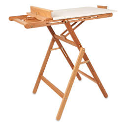 Mabef Watercolor/Oil Easel M-33 - horizontal with a canvas