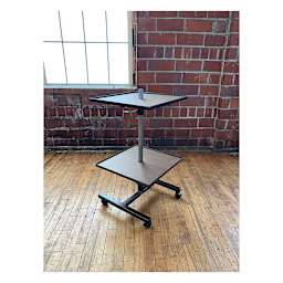Klopfenstein Spectrum Steel Taboret - Empty 2 shelf taboret in studio setting
