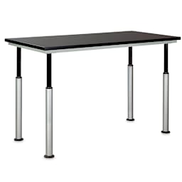 Diversified Spaces Shop-Bilt Adaptable Table - 30", Black Laminate Top - raised