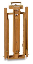 Jullian Rexy Watercolor Easel - Closeup of Easel folded for transport