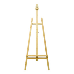Blick Bamboo Lyre Easel - Varnished, front