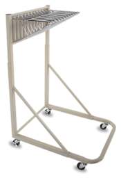 Vertical Files - Side view of empty Mobile Rack