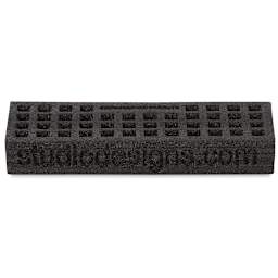 Studio Designs Flexible Foam Organizers - Front view of empty 48 slot Marker Organizer
