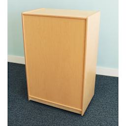 Whitney Brothers Communication Center, back of cabinet