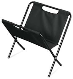 Richeson Black Canvas Print Racks - Right angled view of Small Print Rack