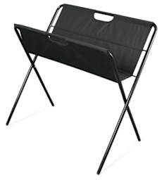Richeson Black Canvas Print Racks - Right angled view of Large Print Rack