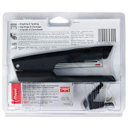 Maped Stapler Combo Set, back of the packaging