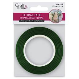 Craft Decor Floral Tape - Green, 60 ft (In packaging)