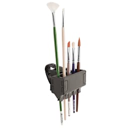 Brush Grip Rotating Brush Holder - Side view of Holder with brushes inserted