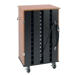 Charging Storage Carts - Back of 24 Tablet cart shown with doors closed
