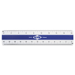 Alvin Flat Pocket Engineer Scale, close-up