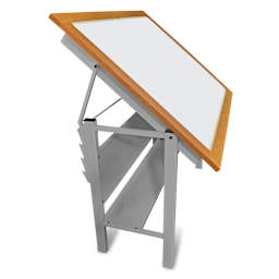Gagne Porta-Trace LED Light Table - Side view of table showing Surface lifting mechanism
