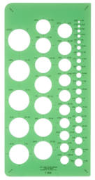 Westcott Circle Templates - Template of Small Circles shown