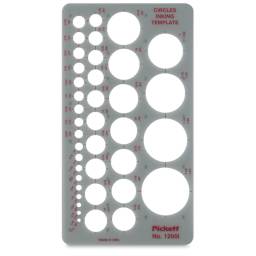 Chartpak Circles Template