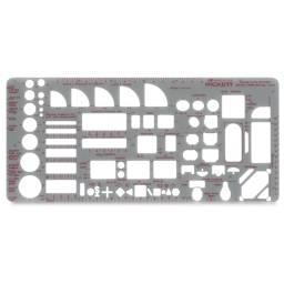 Chartpak Pickett Architectural Template for House Fixture planning