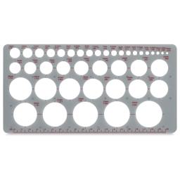 Chartpak True Metric Circles Template