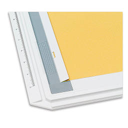 Koh-I-Noor Portable Drawing Board - Closeup of corner showing paper clamp