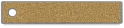 Flexible Stainless Steel Ruler, View of the non-slip cork backing