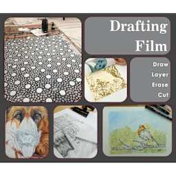Drafting Film. Draw. Layer. Erase. Cut.