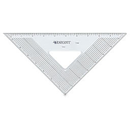 Westcott Gridded Triangle - 8", 45-90 Degree