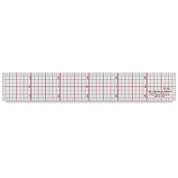 Westcott Plastic Ruler - B-50, 8ths