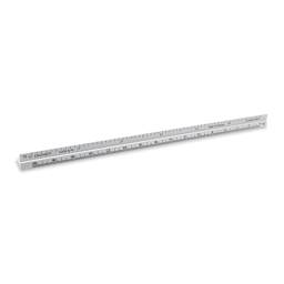 Alumicolor Pocket Scale - 6", Silver, Engineering