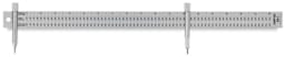 Alumicolor Compass Ruler Set - Ruler shown with Anchor and Lead holder attached