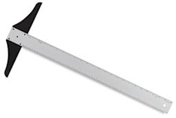 Alumicolor Steel Edge Point T-Squares - T-Square shown at angle