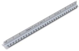 Staedtler Mars Triangular Scales - Engineer Scale shown at angle