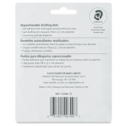 Staedtler Drafting Dots (back of packaging)
