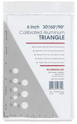 Aluminum Triangles 6" Front view of Package