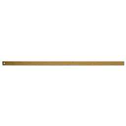 Westcott Metal Zero Centering Ruler - 24" back of ruler