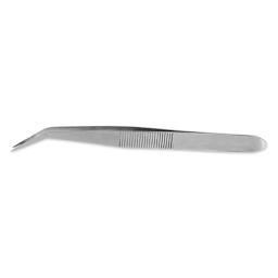 Excel Blades Curved Point Tweezers - 4-1/2" side view