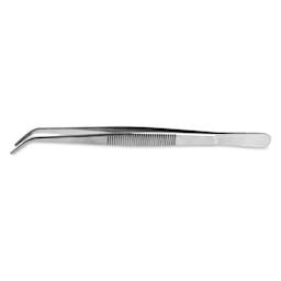 Excel Blades Curved Point Tweezers - 6" side view
