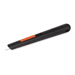 Slice Pen Cutter - Angled view of cutter with blade extended
