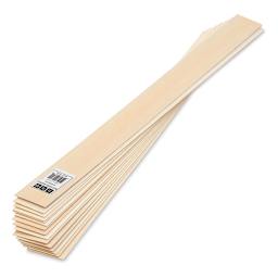 Bud Nosen Basswood Sheets - 1/32" x 2" x 24", 15 Sheets