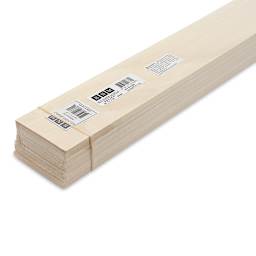 Bud Nosen Basswood Sheets - 1/8" x 3" x 24", 15 Sheets - close-up