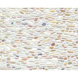 Plastruct Patterned Sheets, Field Stone, 1:100 Scale, finished example