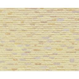 Plastruct Patterned Sheets, Dressed Stone, 1:100 Scale, finished example