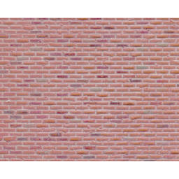 Plastruct Patterned Sheets, Brick, Rough, 1:48 Scale, finished example