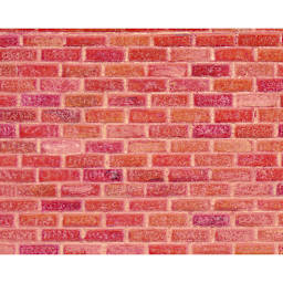Plastruct Patterned Sheets, Brick, Rough, 1:24 Scale, finished example