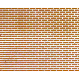 Plastruct Patterned Sheets, Brick, 1:48 Scale, finished example